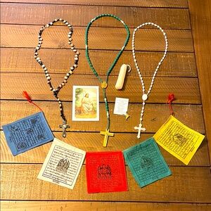 Rosaries, Tibetan Prayer Flag & Religious Items